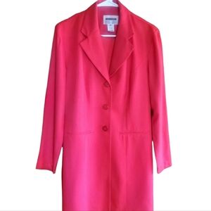 VTG Lois Snyder Dani Max Coral Dress & Coat size 4